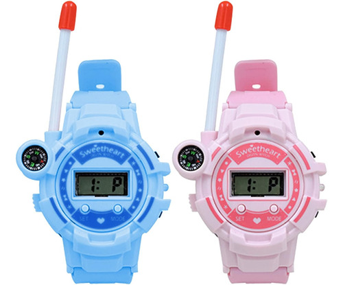 Reloj Digital Con Walkie Talkie Rosa O Azul Diginet  