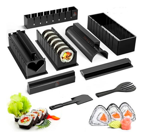 Kit Molde De Fabricación Para Hacer Sushi Diferentes Formas