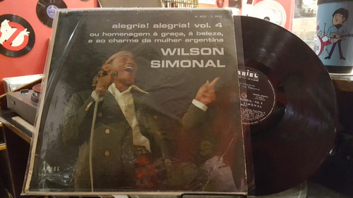 Wilson Simonal Alegria! Alegria! Vol. 4 Lp Vinilo Brasil Vg+