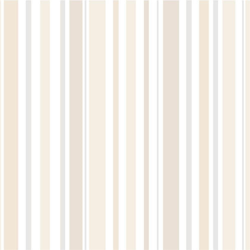 Imagem 1 de 1 de Papel De Parede 7444 Bege E Cinza 52cm Com 10 Metros