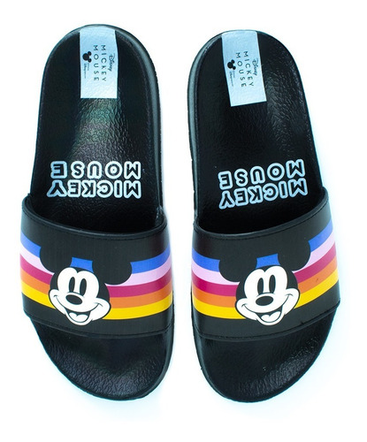 Imagen 3 de 4 de Sandalias Mkacss22042 Negro Disney Moletto