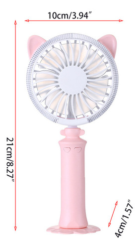 (pl) Ventilador Eléctrico Usb Personal, Mini Cochecito De Be