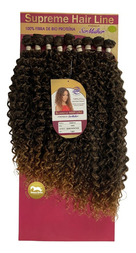 Pelo rizado Bio Protein para mujer, modelo Pamela, 75 cm, color SP2/27