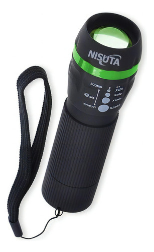 Linterna Led Nisuta 1 Watt Potente Con Zoom Premium Jardin