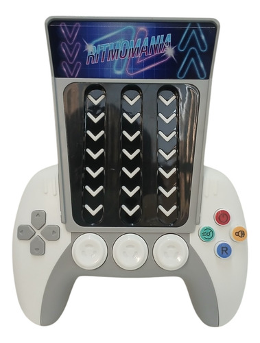 Juego Ritmomania Pop It Electrónico Sensorial Música Toyz Blanco Y Gris