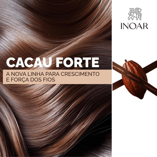 Inoar-kit Cacau Forte Crescimento E Força Capilar Antiqueda
