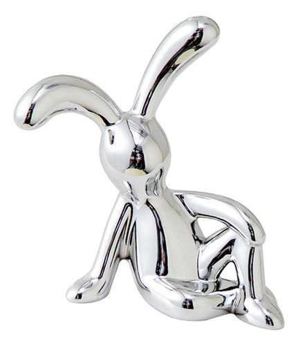 2 X 6 X Linda Estatua De Conejo Escultura Animal 2 Piezas