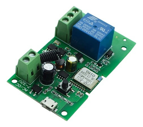 Módulo Rele Wifi Pulso 5va32v Abrir Portão Tuya Smart Alexa