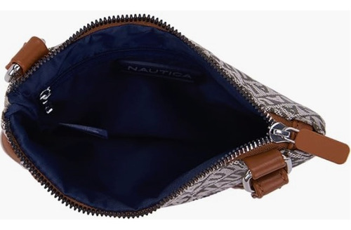 Nautica ® lakeside Signature Jaquard Bolso Cruzado Mujer