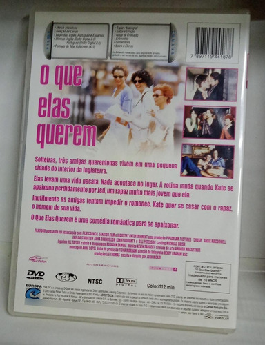Dvd O Que Elas Querem - Andie Macdowell * Original (Usado)