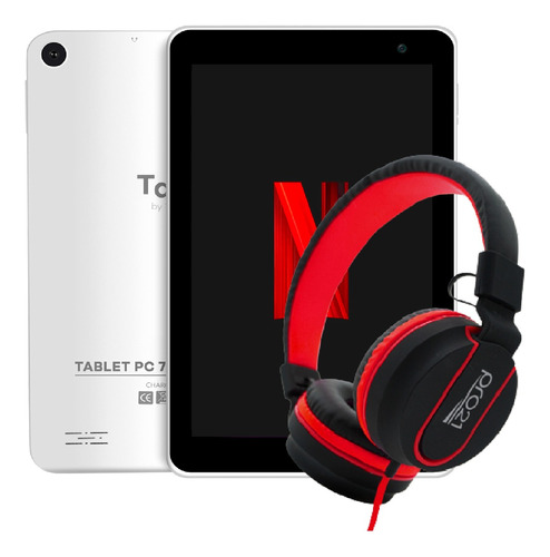 Tablet Gamer Kids Niños 2gb Ram + Auriculares Con Microfono