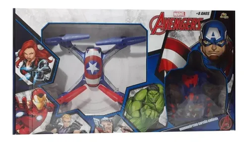 Drone Capit o America Herois Avengers. Parcelamento sem juros