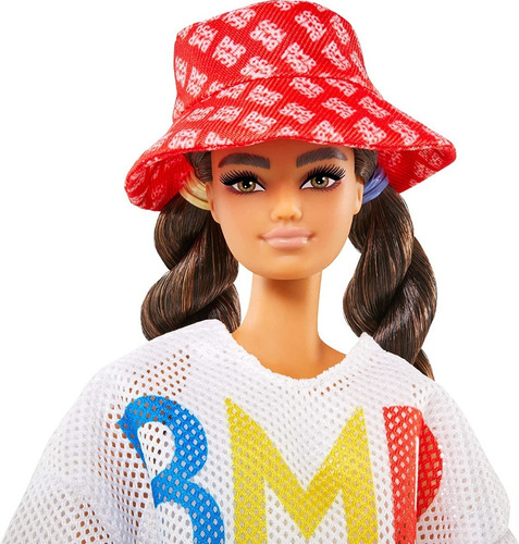 Barbie Bmr1959 Morena Tranças Chapéu Linha 2020 Articulado