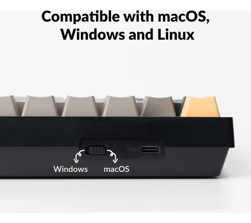 Keychron C2 Pro Wired Custom Mecomanical Tweles Tamanho Layo