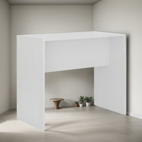 Mesa Bancada Ilha Para Cozinha Miami Carraro Branco