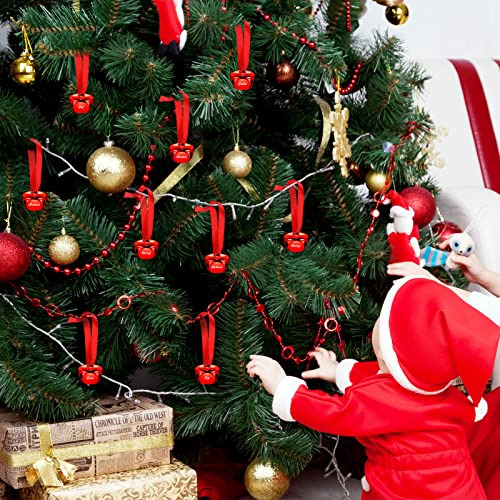 Juego De 12 Campanas Navideñas De 1.5 Pulgadas Cinta R...