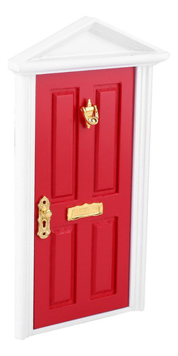 .. Doll House Door 1:12 Miniaturas De Juguete Divertido De