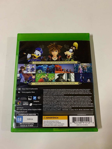 Jogo Xbox One Disney Kingdom Hearts 3 Original Mídia Física (Usado)