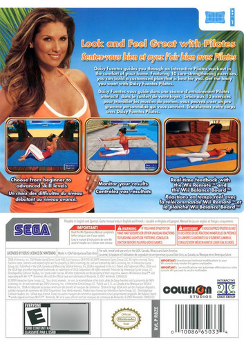Juego Daisy Fuentes Pilates Para Wii & Wii U