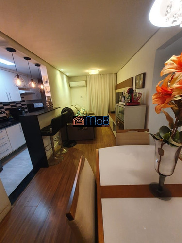 Imagem 2 de 14 de Lindo Apartamento Próximo A Praia Com Suporte Para Home Office - Ap0219