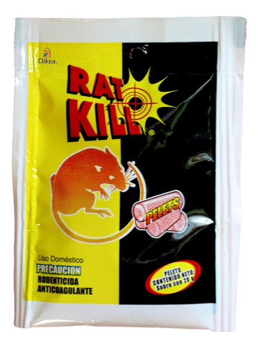 Rat Kill Pellets Rodenticida 20 Sobres De 20 Gramos