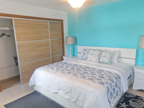 Apartamento Amueblado En Marbella Juan Dolio De 131m2 Con Dos Balcones Y 2 Habitaciones Segundo Piso