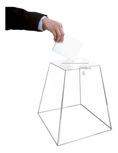 Urna Transparente, Caja De Donación, Caja De Sugerencias,