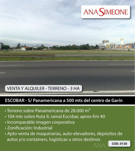 Imagen 2 de 17 de Sobre Panamericana. Impresionante Predio En Alquiler De 28.000 M²