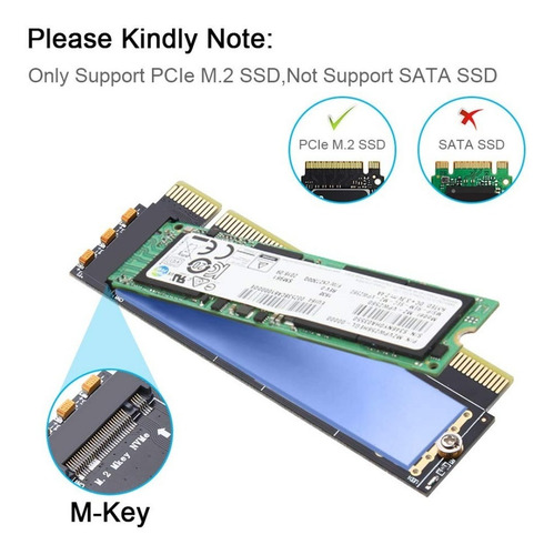 Imagem 2 de 5 de Adaptador Ssd M.2 M2 Nvme Para Pci Express 4x 8x 16x