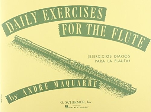 Daily Exercises For The Flute / Ejercicios Diarios., De Maquarre, Andre. Editorial Schirmer G Books En Español