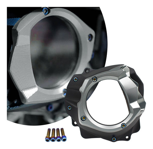 Cubierta De Entrada De Aire Para Motocicleta, Tapa De Plata