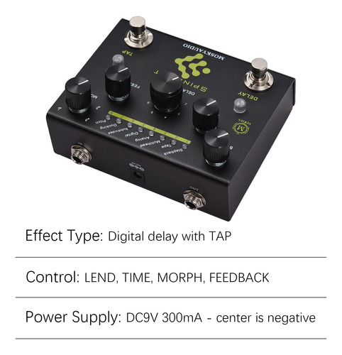 Soporte Para Guitarra Y Bajo Effect Maker Delay. Spindrift W