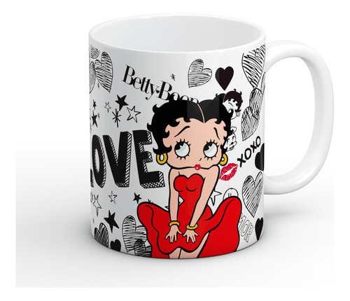 Tazón Betty Boop Dibujos Animados Love