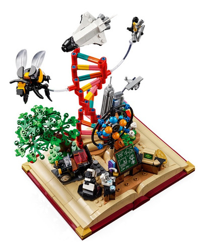 Lego Ideas La Evolución De Stem 21355 - 879 Pz Versión Del Personaje Marie Curie