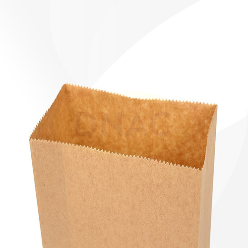 Saco De Papel Kraft Pardo Mix Para Pipoca 2kg Com 500un