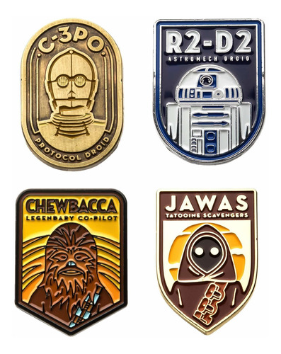   Wars Jewelry  Juego De Pines De Solapa De L Base R2d2...