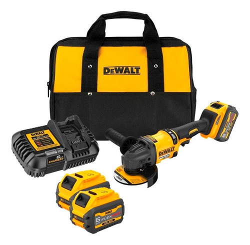 Esmerilhadeira 4.1/2 A 6 60v 2 Bateria Dewalt Dcg418t2-b2 Nf
