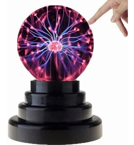 Lámpara De Plasma Tesla Velador Escritorio Decorativas