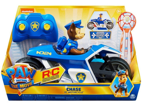 Paw Patrol Motocicleta Chase A Control Remoto