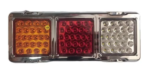 comprar Stop Universal Triple Base Cromada 72 Led 12v Tracto 