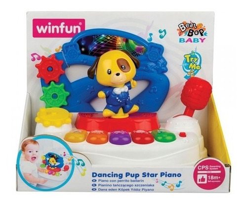 Piano Con Perrito Bailarin Con Luz Y Sonido 0796 Winfun