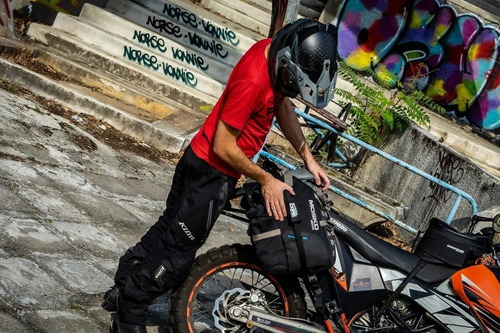 Imagen 8 de 10 de Correa Steelcore Strap Seguridad Cerradura Moto Bici 180cm