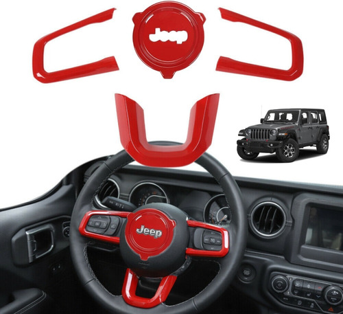 Moldura Volante Jeep Wrangler Jl 2018 2019 2020 2021
