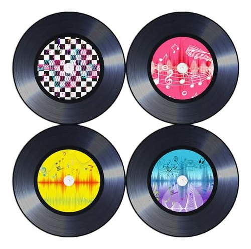 60 Manteles Individuales Desechables De Papel De Disco De 13