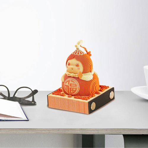 Nuevo Bloc De Notas 3d De Calabaza, Arte De Papel 2025, Fu
