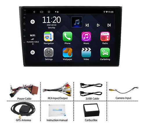 2024 Binize, Android 10, Doble Din, Apple Carplay Para