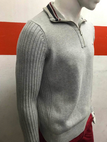 Sweater 1/4 Zipper Tommy Hilfiger Talle Small Made In China