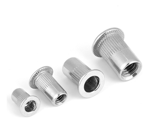 200 Piezas De Inserto Roscado M3, M4, M5, M6 304 De Acero In