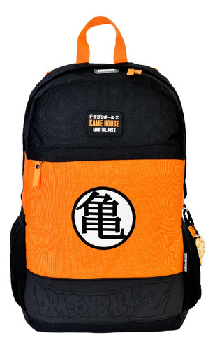 Mochila Goku Dragon Ball Depa Color Negro Diseño de la tela Liso