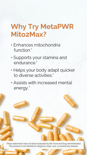 Suplemento Doterra Mito2max Energy Stamina Complex 60 Cápsul